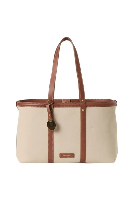 Shopper Canvas and Leather