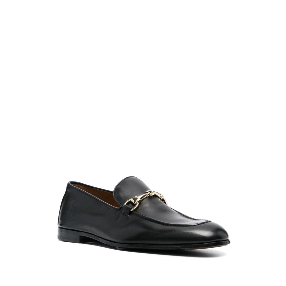 Doucal's Zwarte Calzature Loafers voor Heren Black Heren