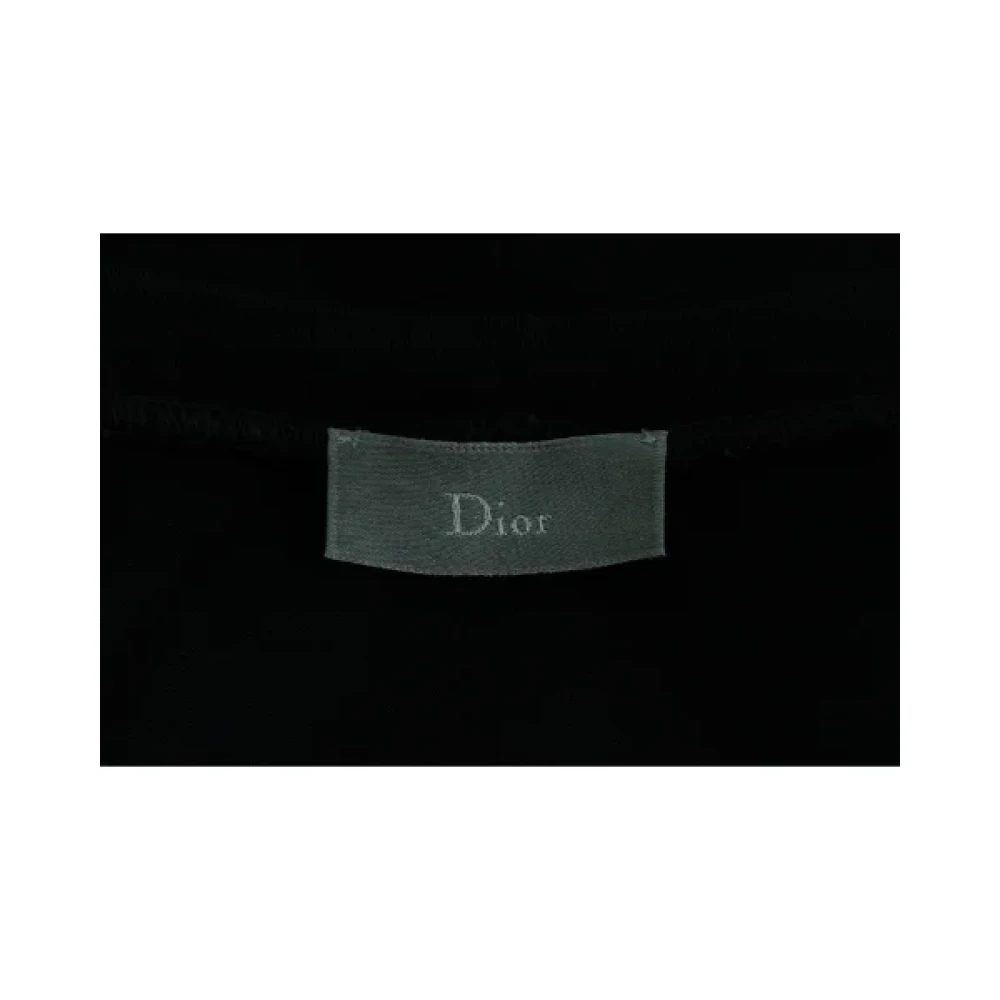 Dior Vintage Pre-owned Cotton tops Black Heren