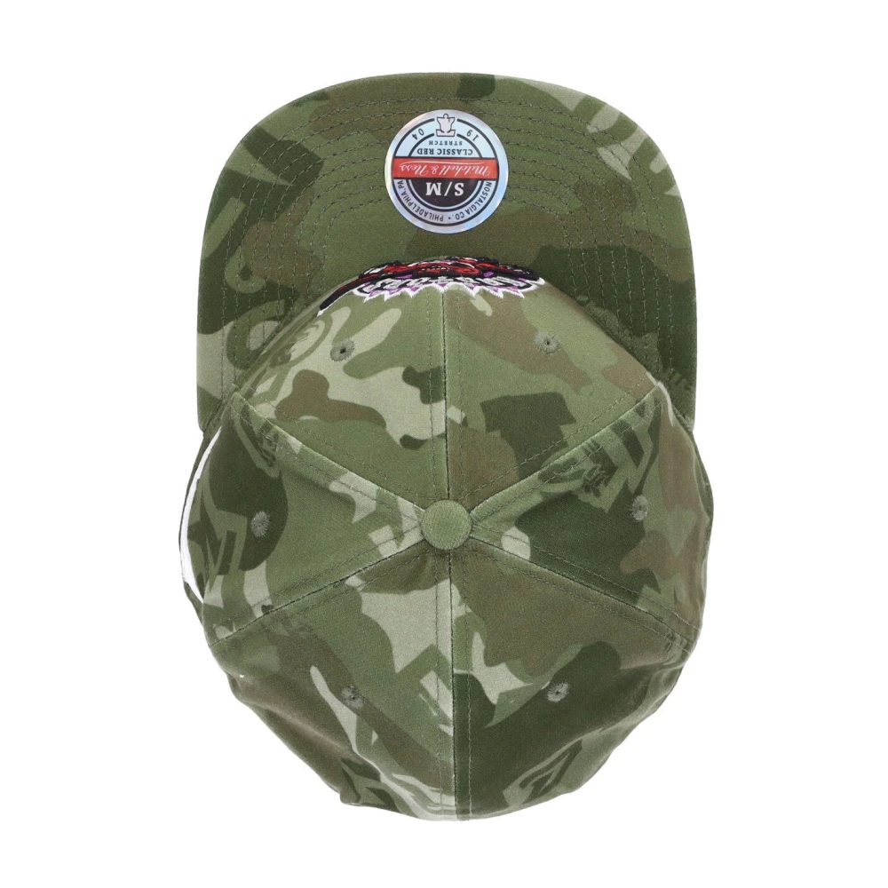 Mitchell & Ness NBA Tonal Camo Stretch Cap Green Heren