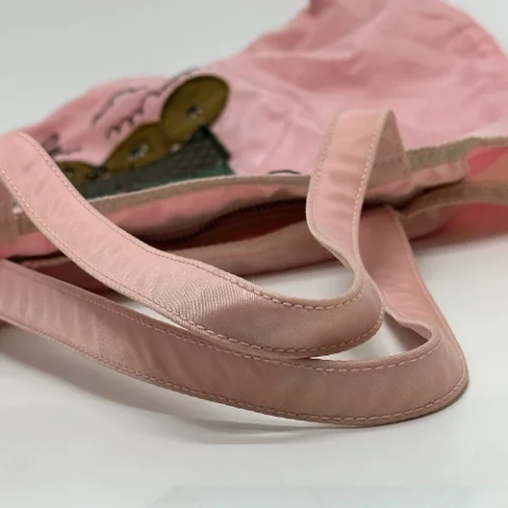 Prada Vintage Pre-owned Fabric prada-bags Pink Dames