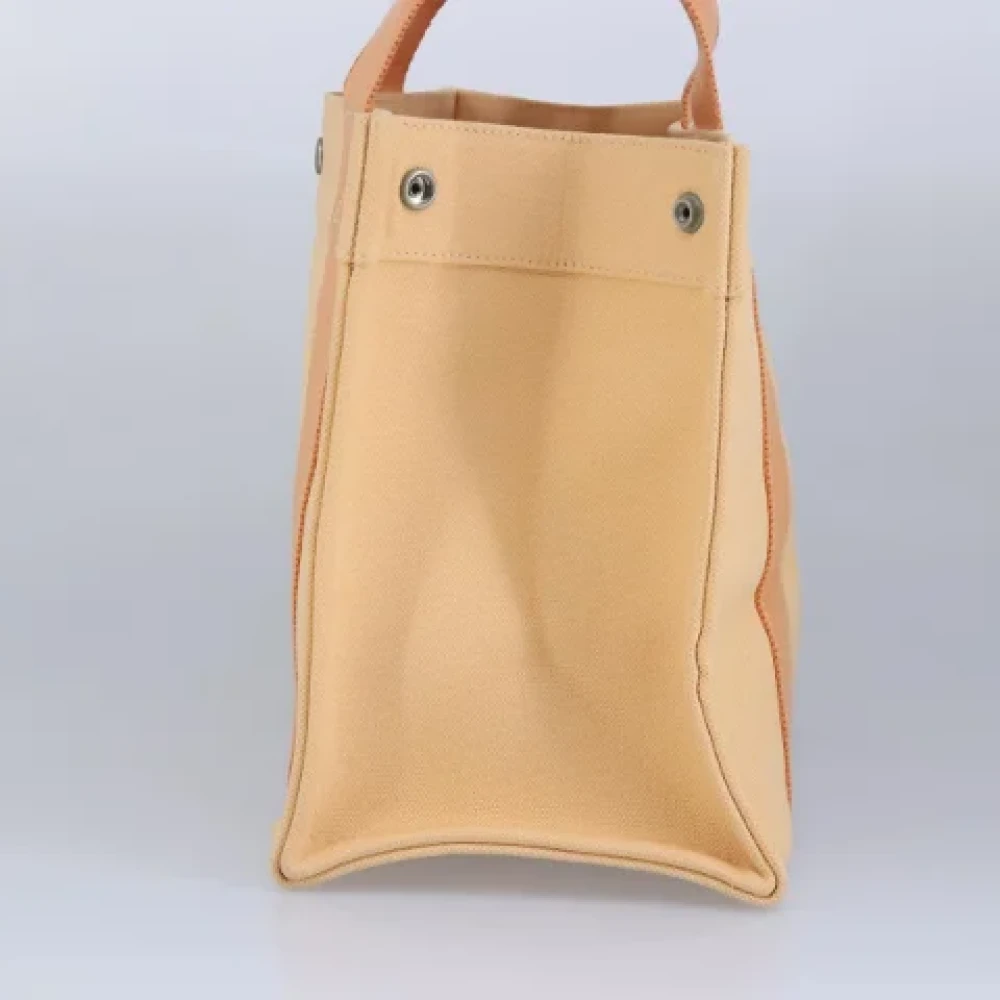 Hermès Vintage Pre-owned Canvas handbags Orange Dames