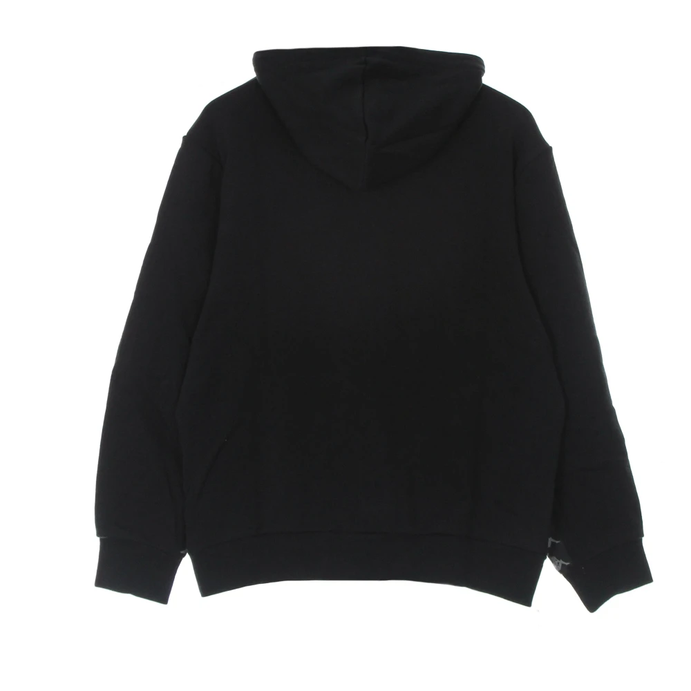 Kappa Zwarte Hoodie met Crest Black Heren