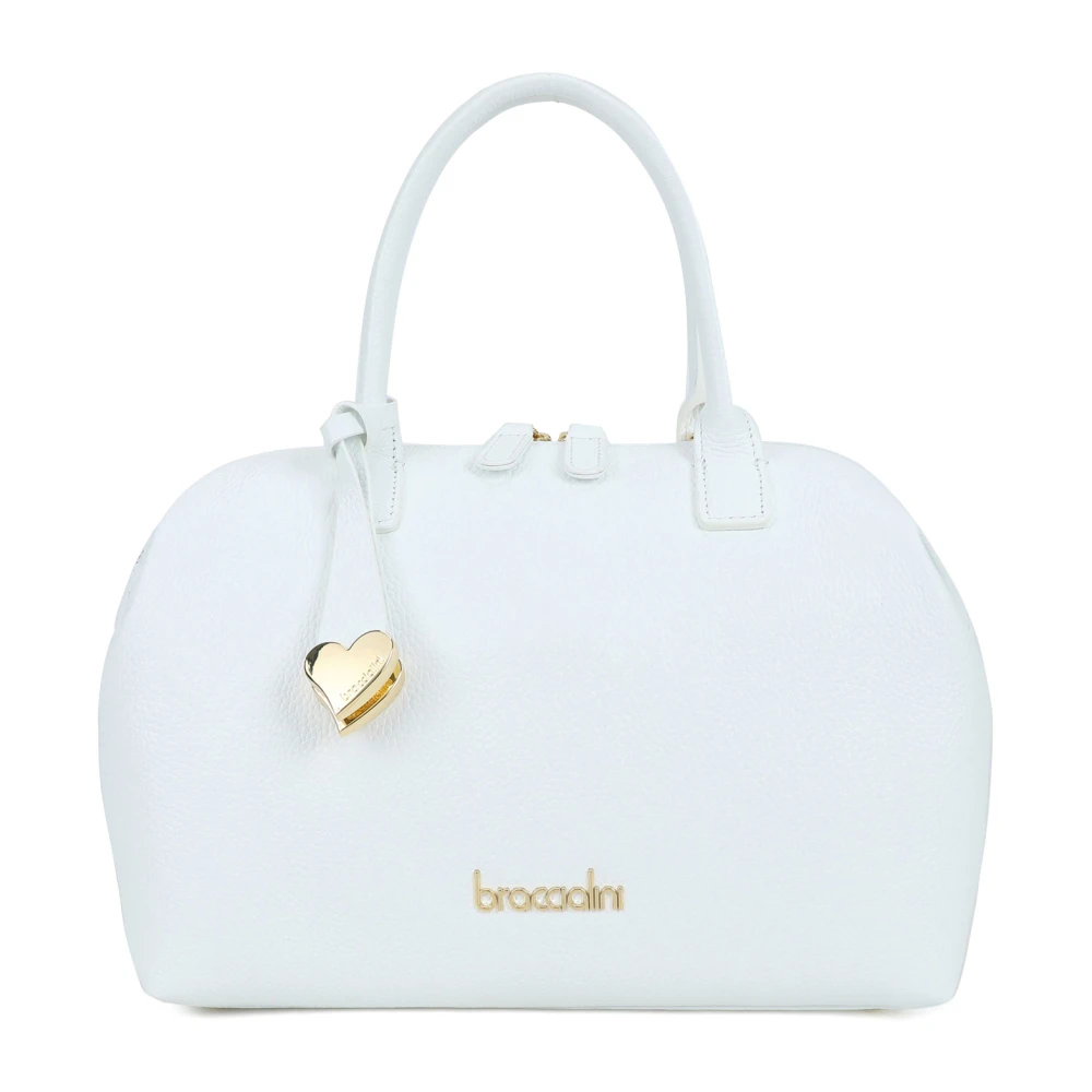 Braccialini Donna Bianco Borse, Taglia Unica, New,