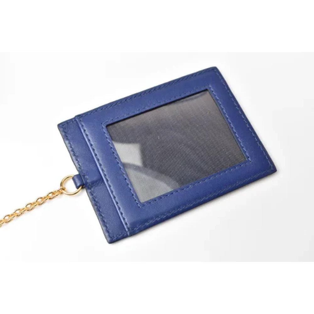 Prada Vintage Pre-owned Canvas wallets Blue Dames