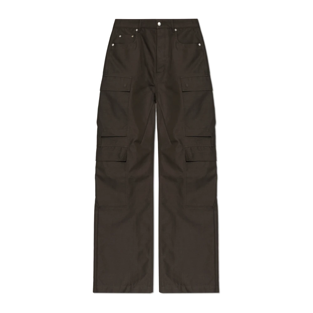 Rick Owens Uomo Marrone Geth Cargo Pants