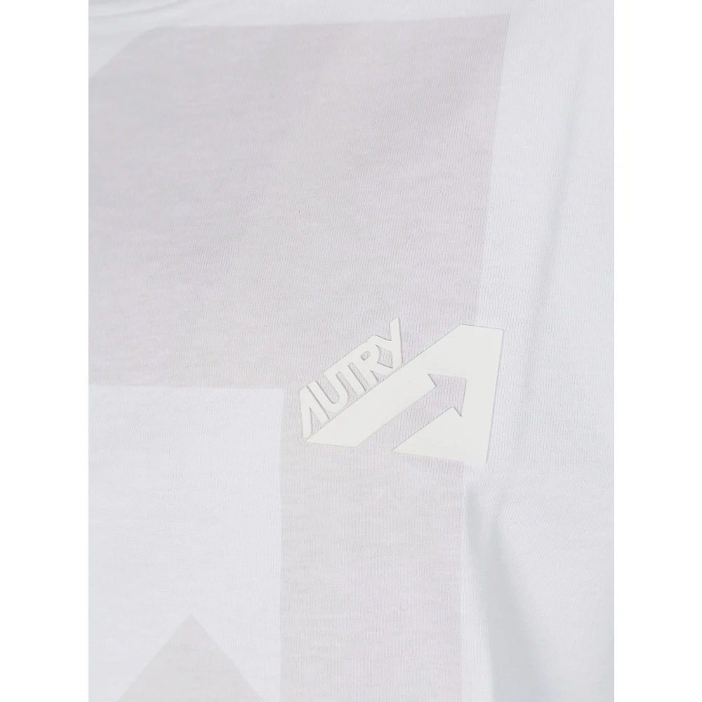 Autry Sporty Crop Tee White Dames