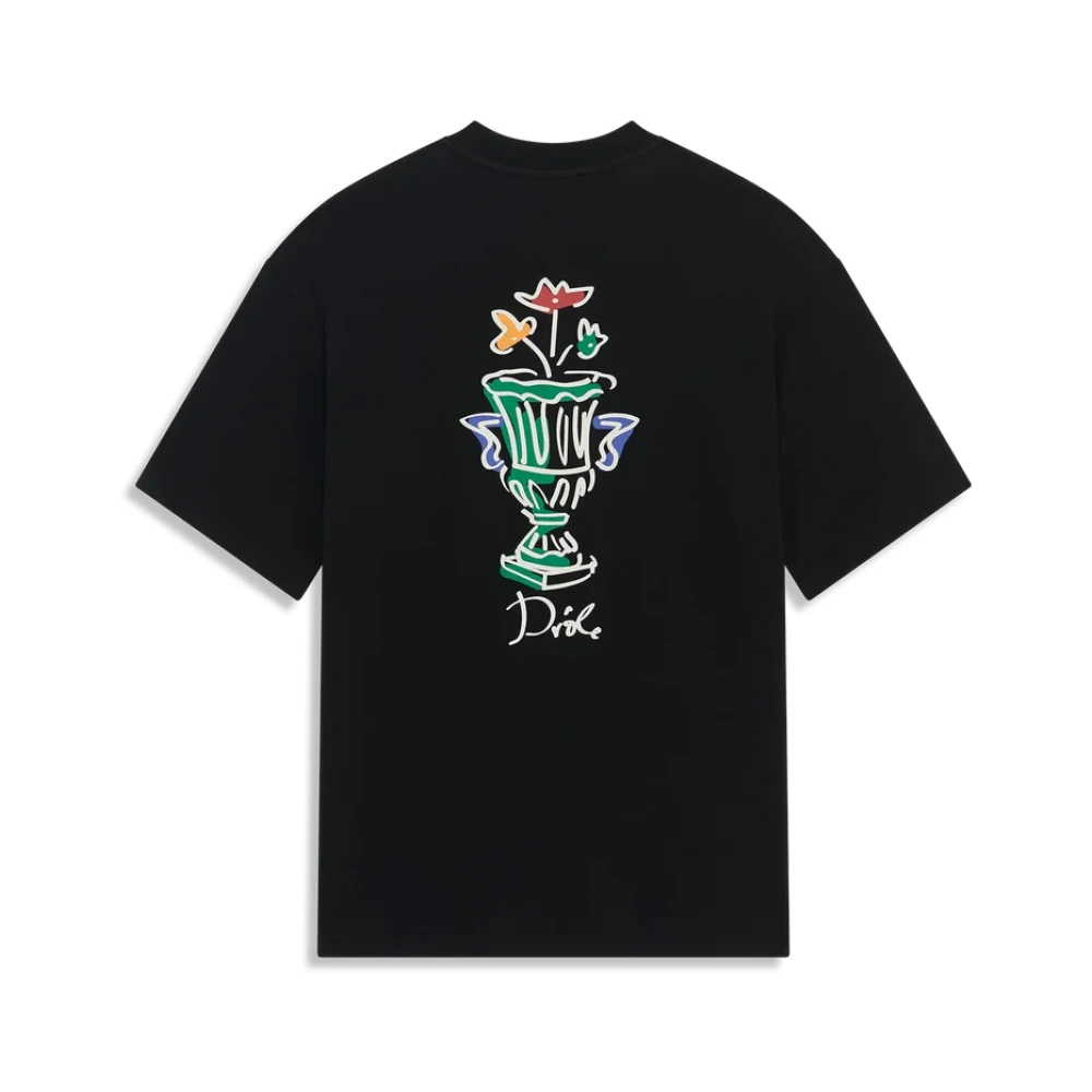Drole de Monsieur T-Shirt Vaas Black Heren