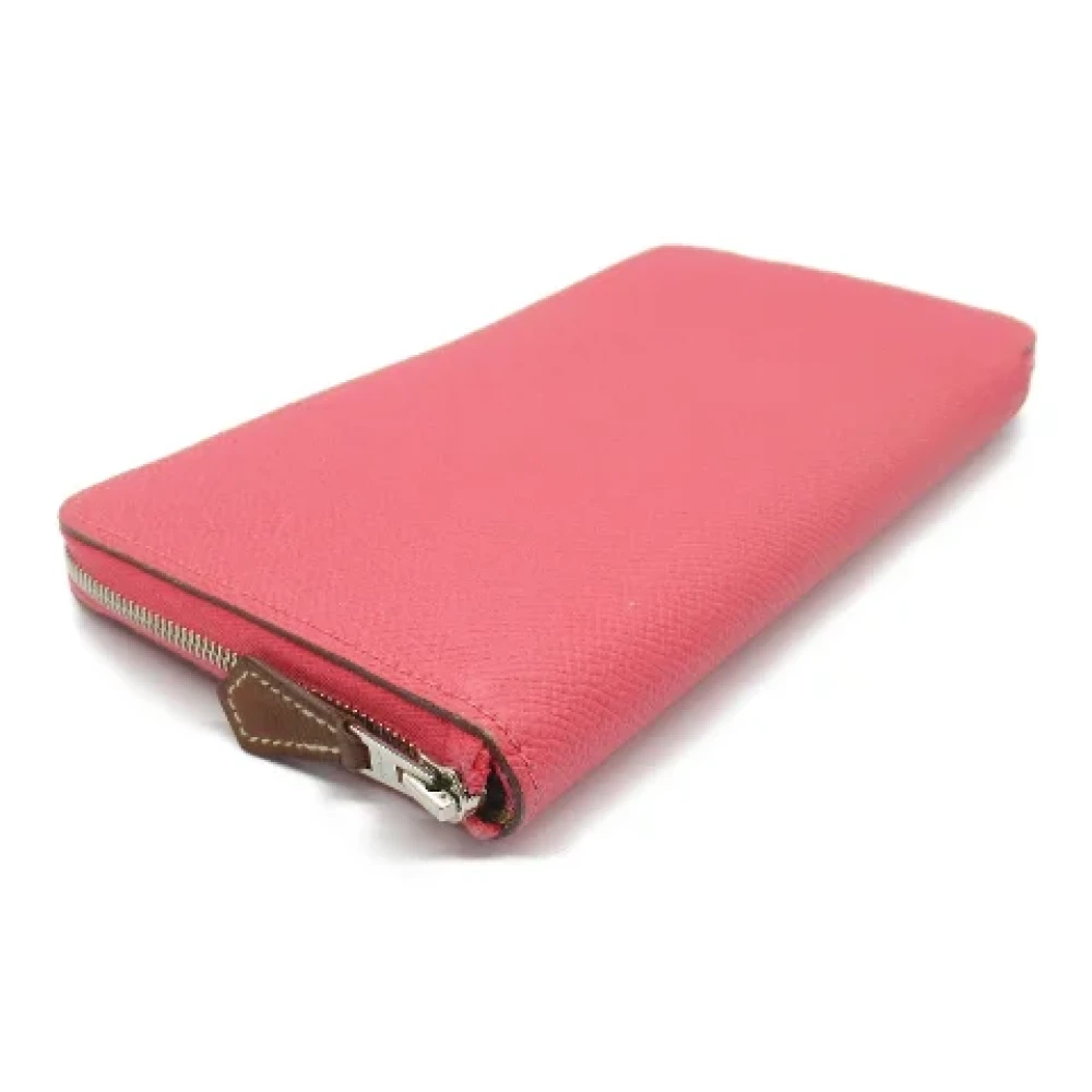 Hermès Vintage Pre-owned Leather wallets Pink Dames