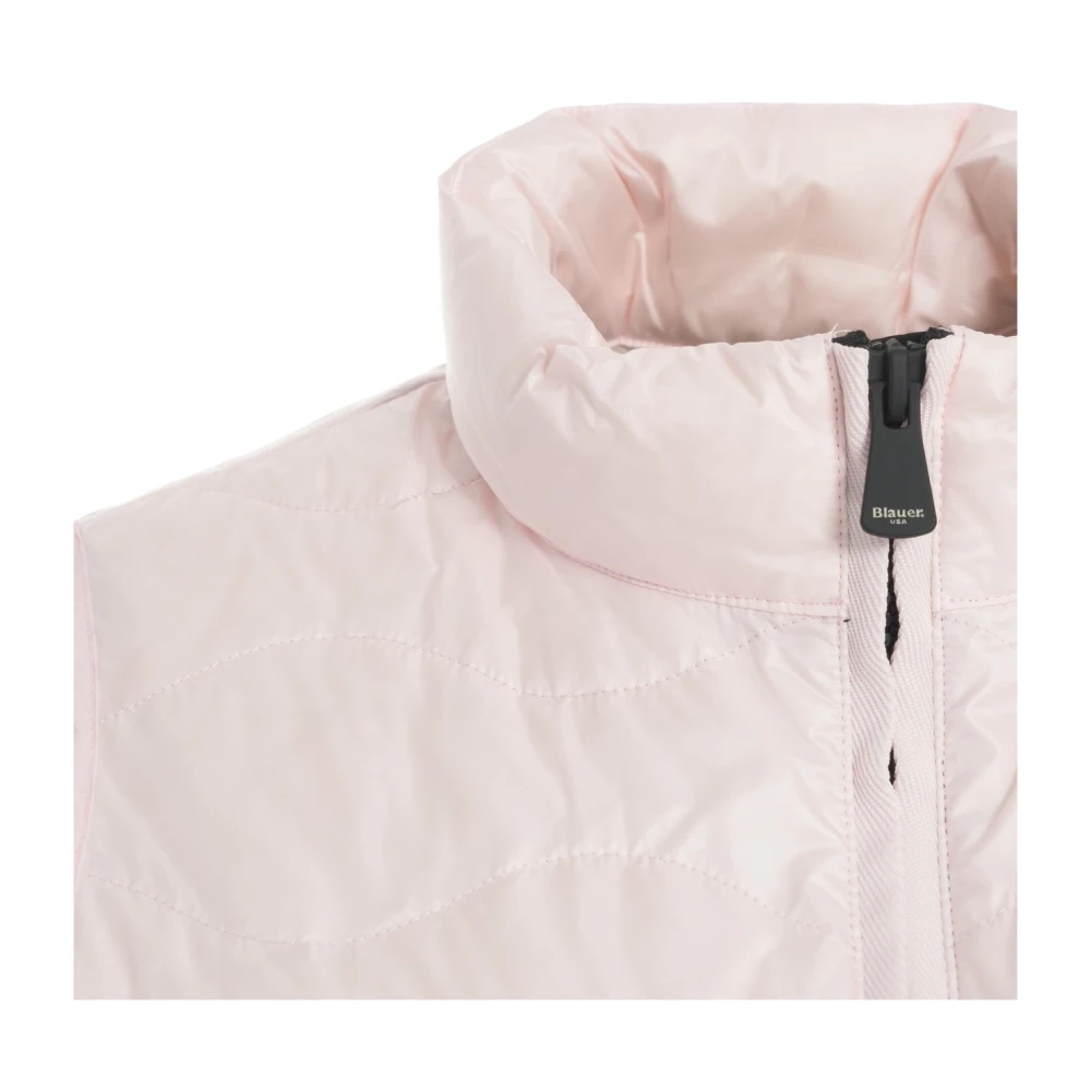 Blauer Roze Gewatteerd Vest Dames Gilet Pink Dames