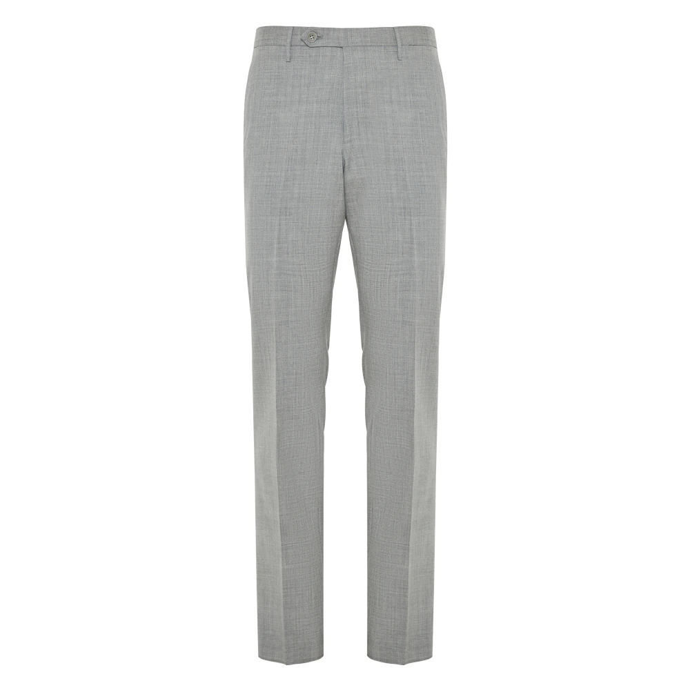 Rota Luxe wollen broek gemaakt in Italië Gray Heren