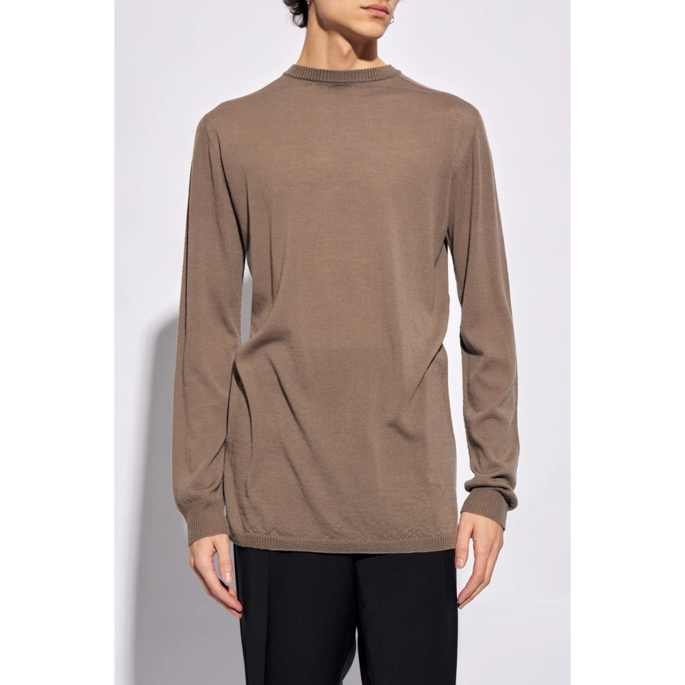 Rick Owens Wollen trui Brown Heren