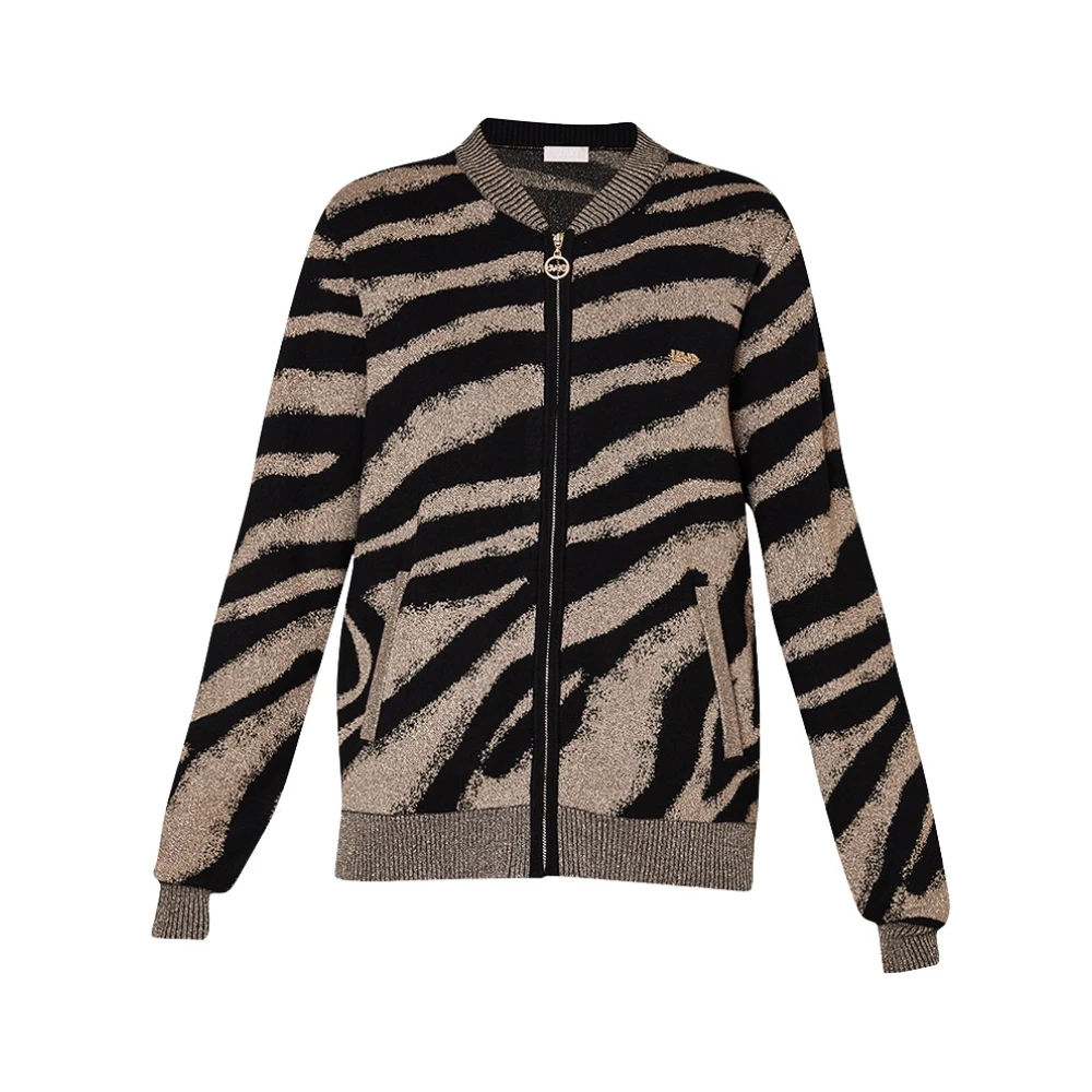 Liu Jo Multicolor Vrouwelijke Trui Black Dames