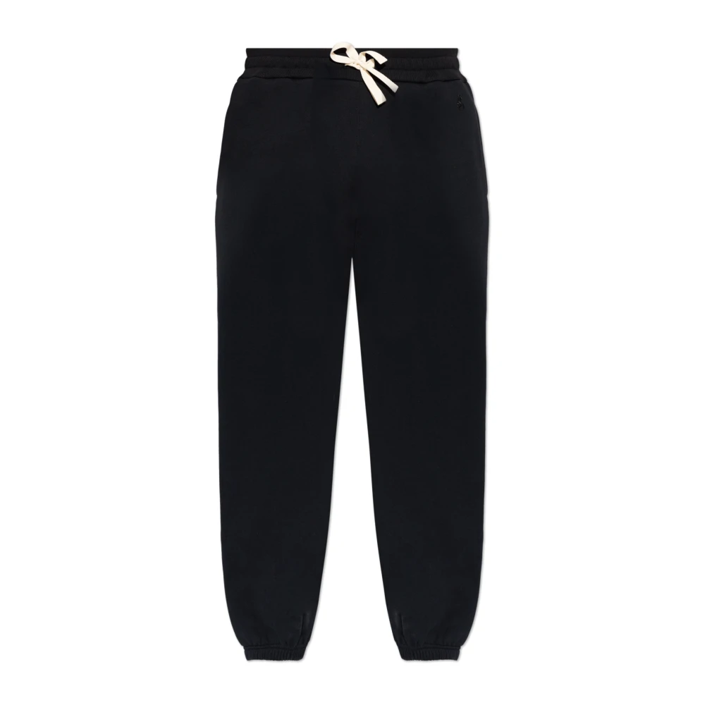 Jil Sander Mannelijk Zwart Broeken Heren, L, Katoen, Joggingbroek Met Elastische Boorden
