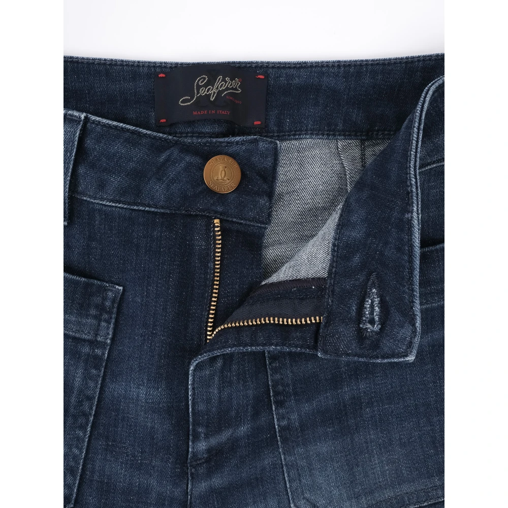 Seafarer Flared Leg Jeans Delphine Blue Dames