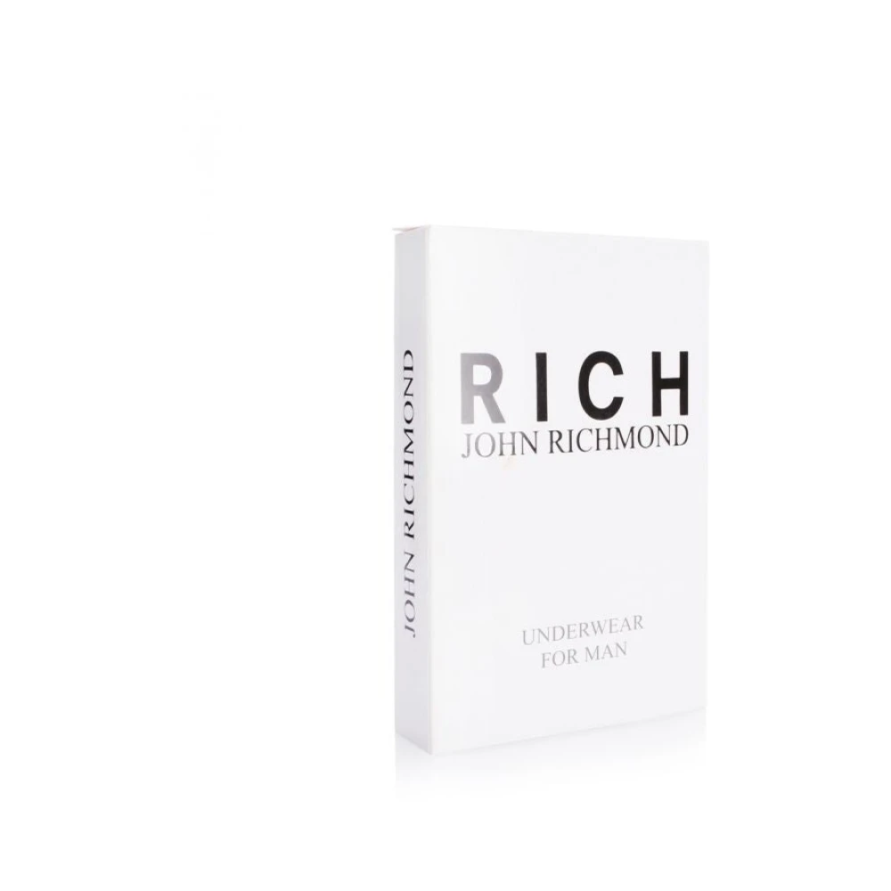John Richmond 2-Pack Boxershorts met elastische tailleband Blue Heren