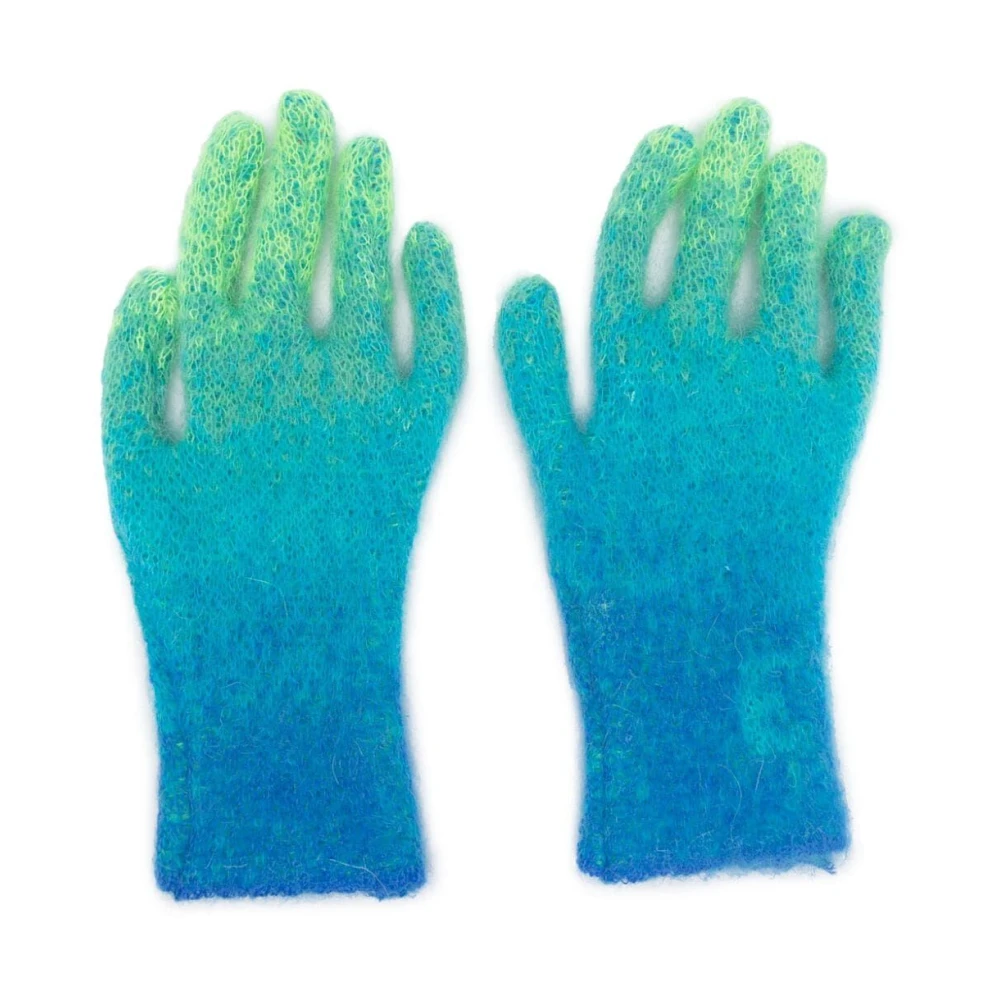 ERL Gebreide Handschoenen met Gradiënt Blue Heren