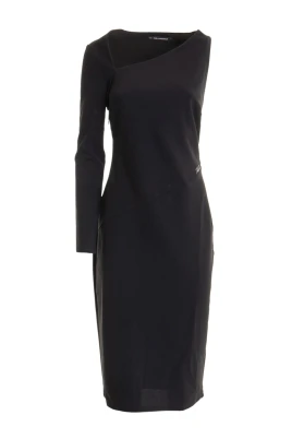 Asymmetric Jersey Party Dress
