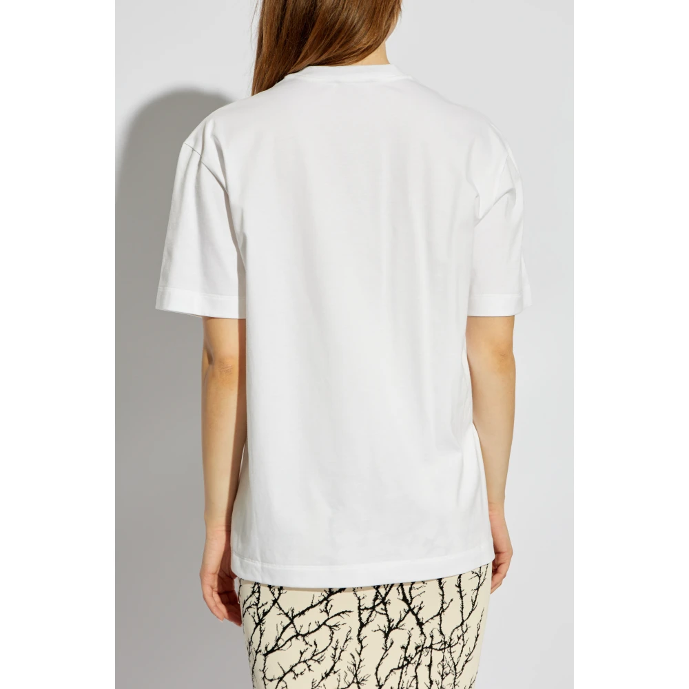 alexander mcqueen Oversized T-shirt White Dames