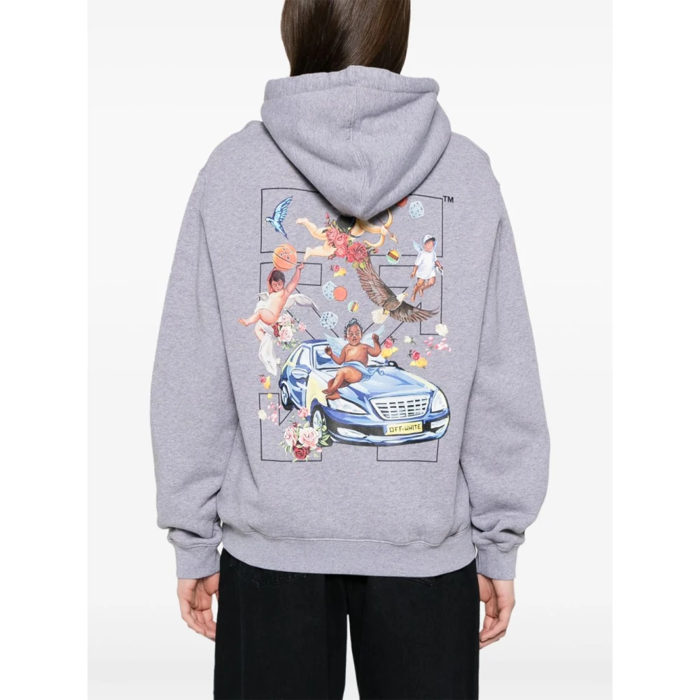 Off White Grijze Trui Damesmode Gray Dames