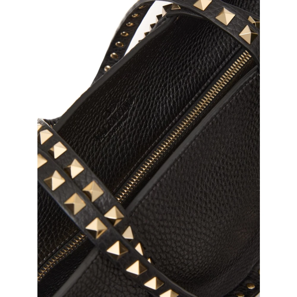 Valentino Garavani Zwarte Schoudertas Chique Stijl Black Dames