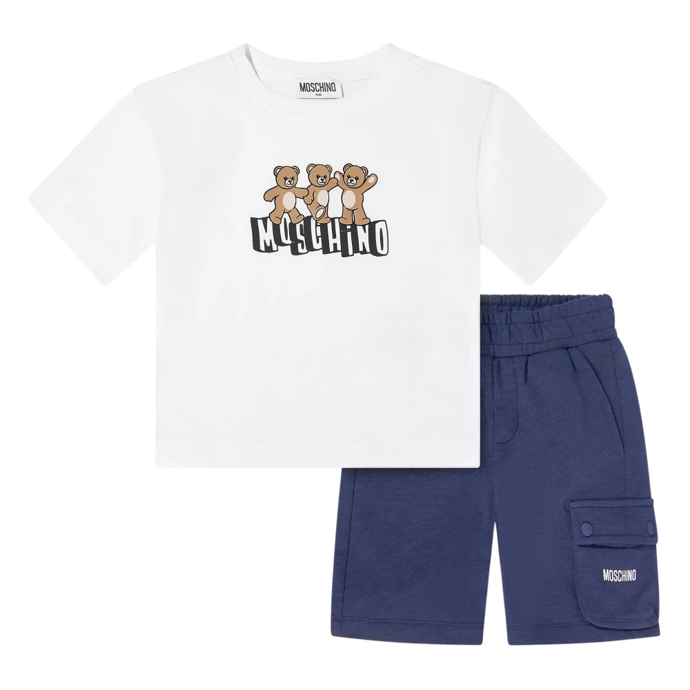 Moschino Boys Multicolor Teddy Bear Logo Short Set - Kids Sets - 5 Y - Kids
