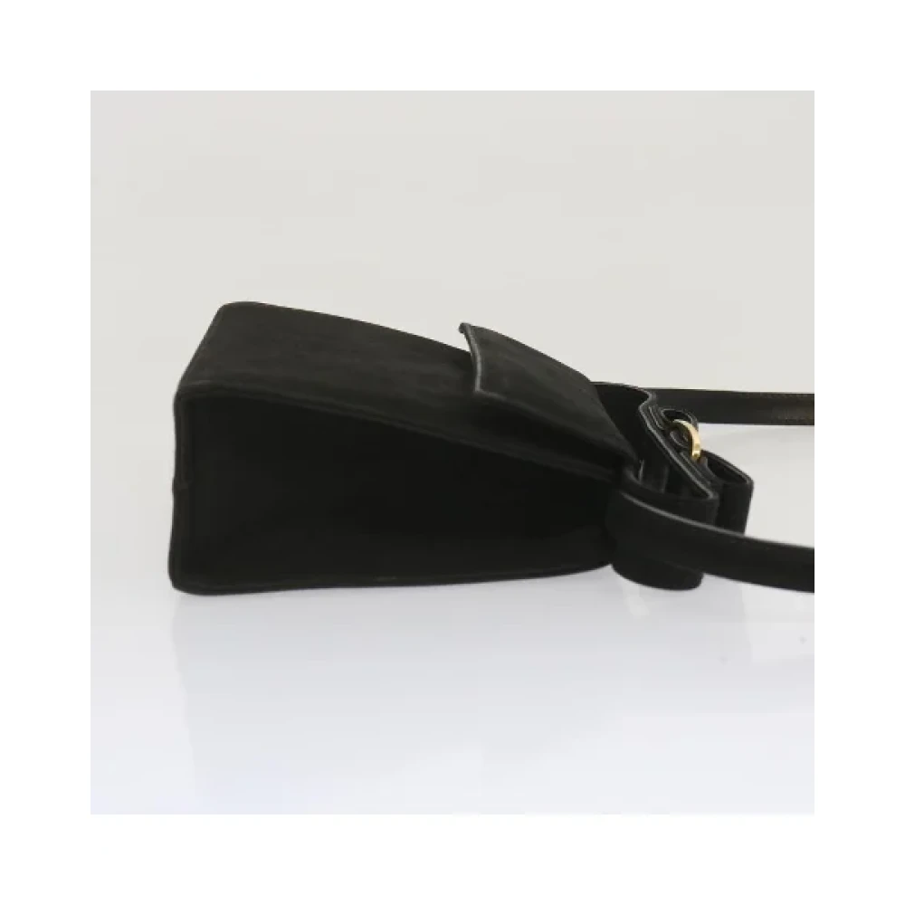 Salvatore Ferragamo Pre-owned Suede handbags Black Dames