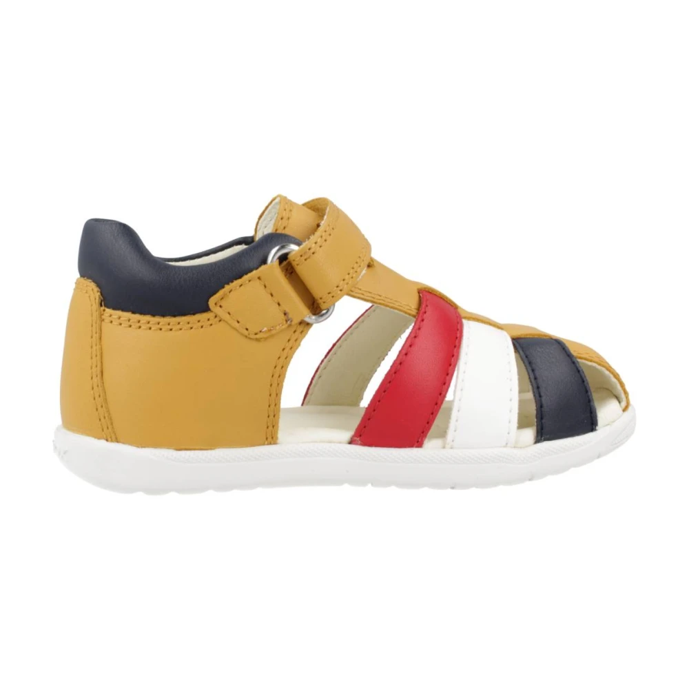 Geox Pojkars Stiliga Sommar Sandaler Yellow, Pojke