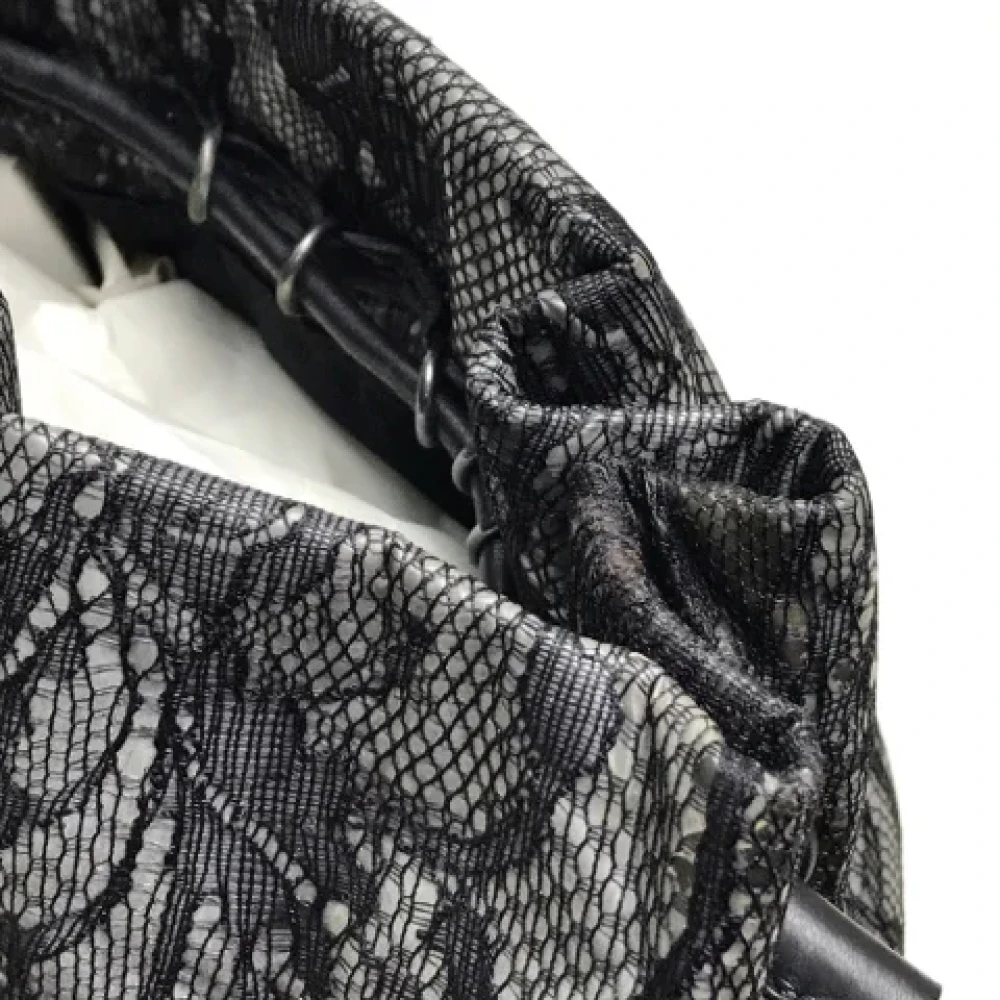 Valentino Vintage Pre-owned Fabric totes Black Dames