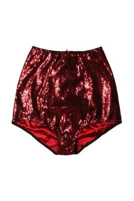 Sequin Embellished High Waist Girdle Underwear