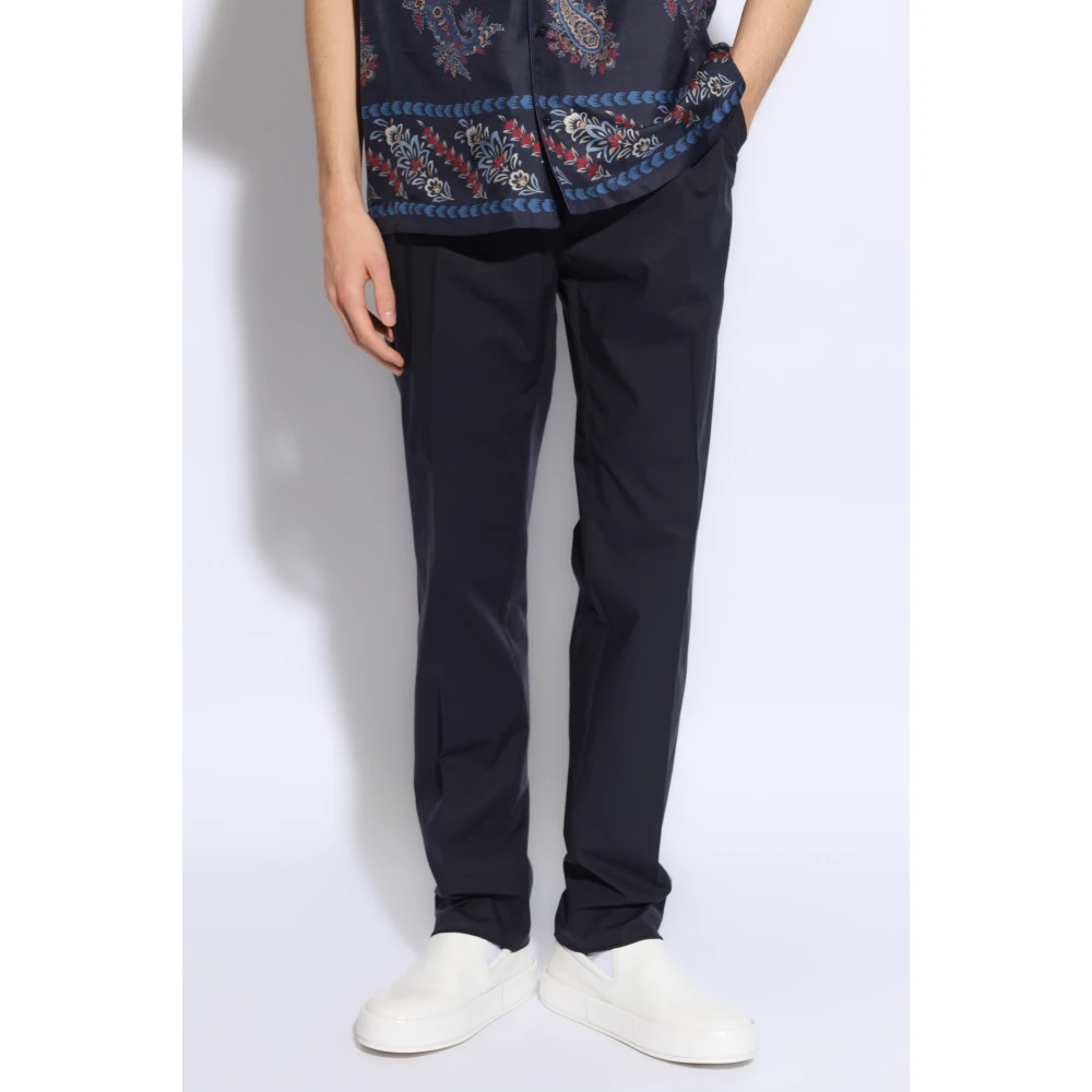 ETRO Broek met taps toelopende pijpen Blue Heren