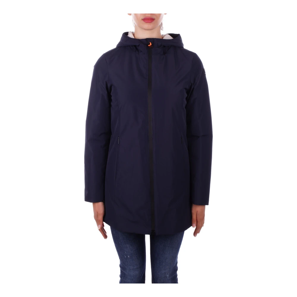 Suns Blauwe hoodie met ritssluiting Blue Dames