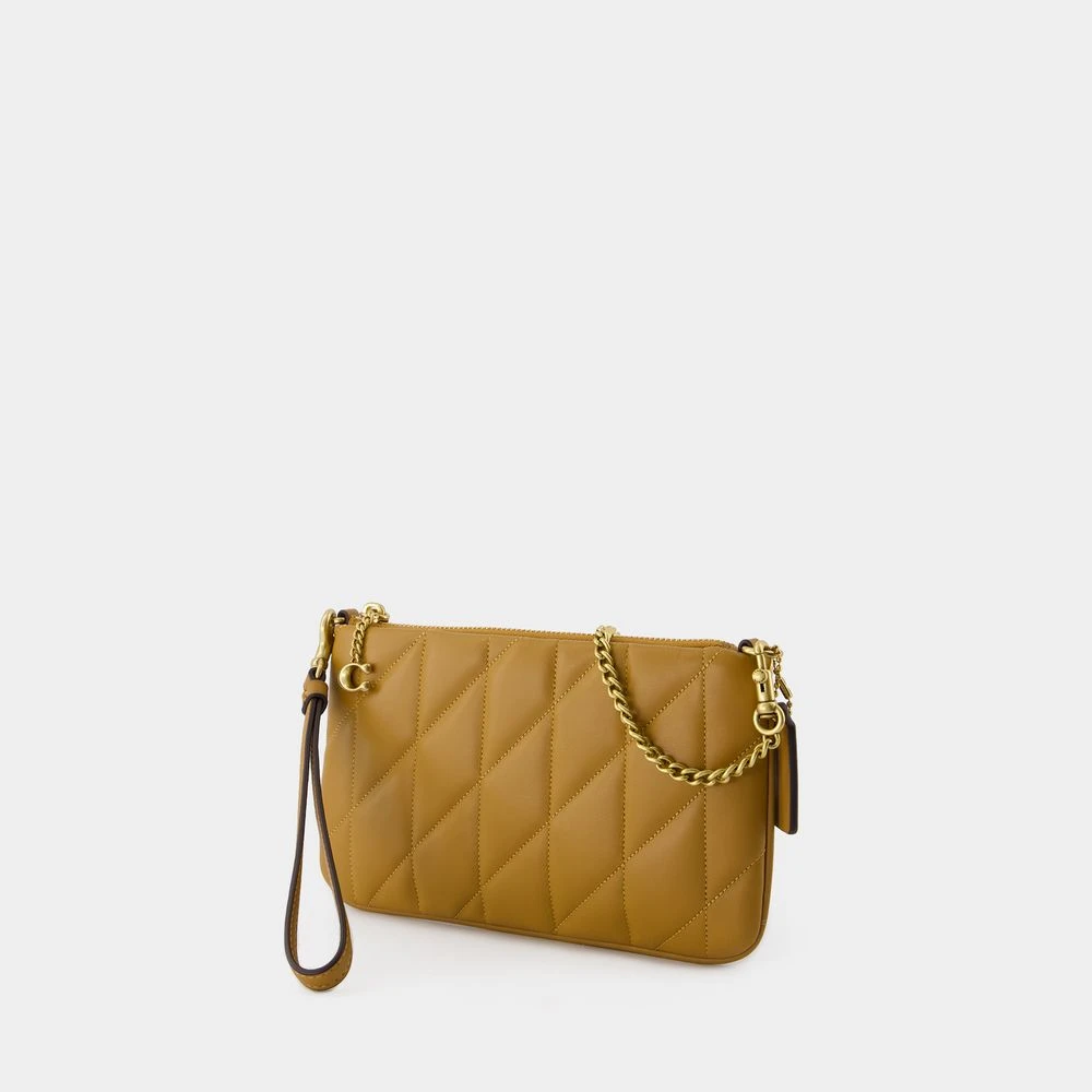 Coach Gewatteerde Leren Crossbody Tas Brown Dames
