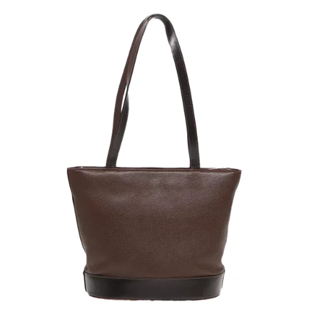 Burberry Vintage Pre-owned Leather totes Brown Dames