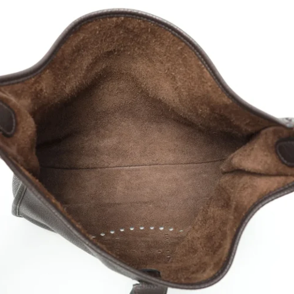 Hermès Vintage Pre-owned Leather shoulder-bags Brown Dames