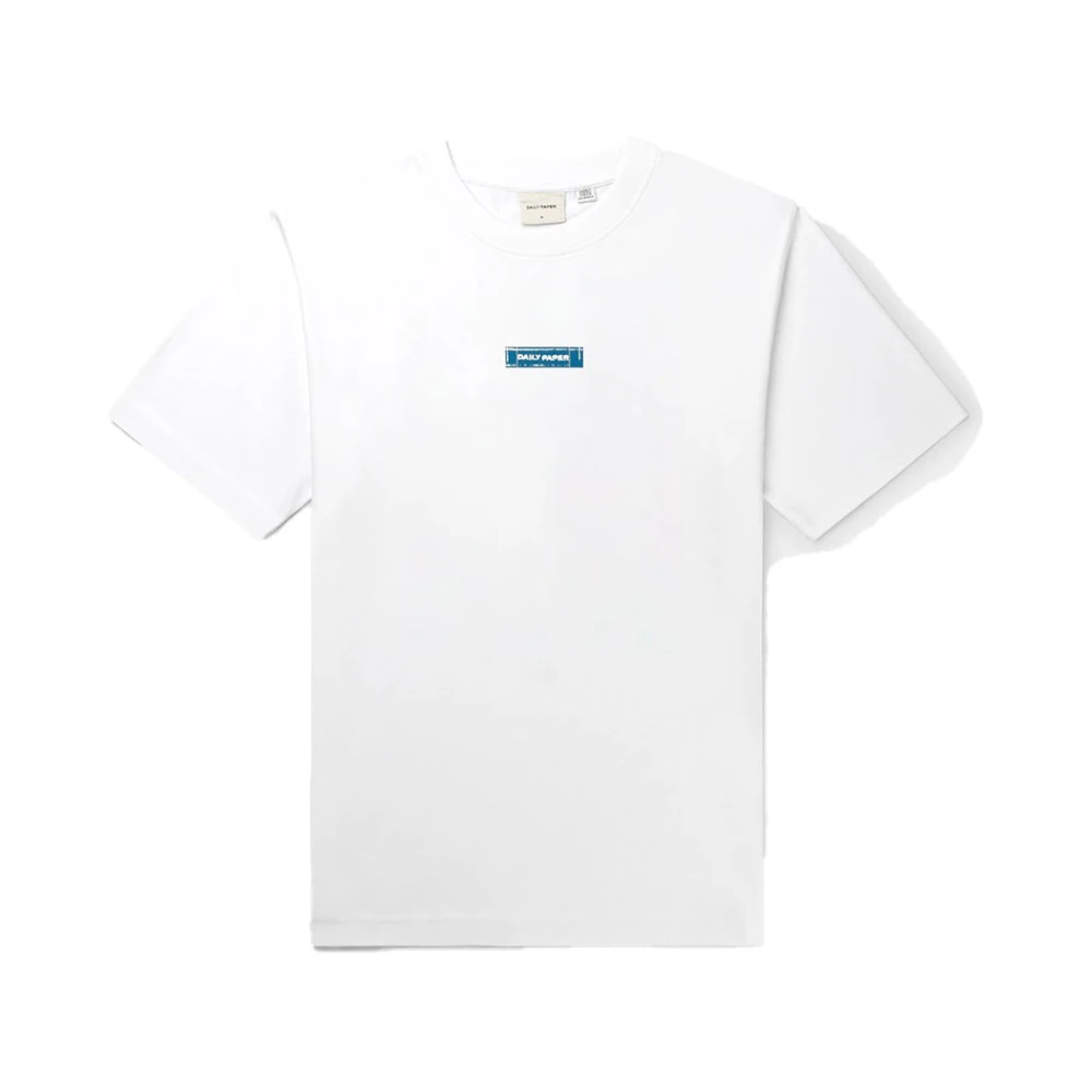 Daily Paper Blueprint Wit T-Shirt met Achterillustratie White