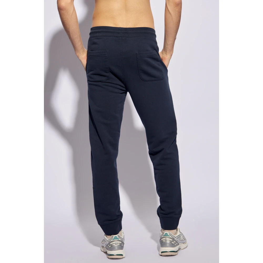 Woolrich Sweatpants met logo Blue Heren