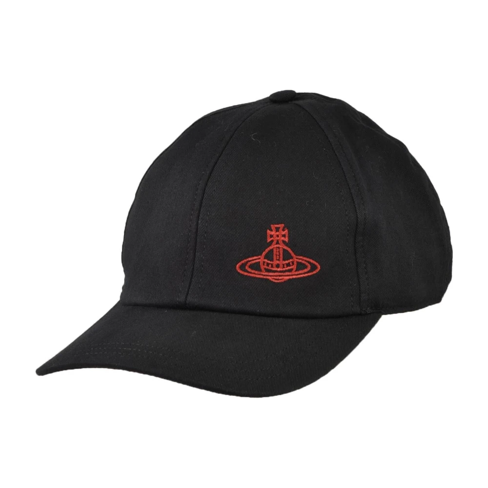Vivienne Westwood Katoenen hoed met unieke stijl Black Dames