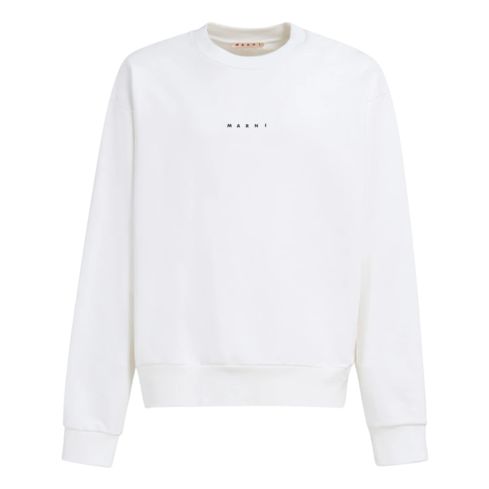 Marni Katoenen sweatshirts voor stijlvol comfort White Heren