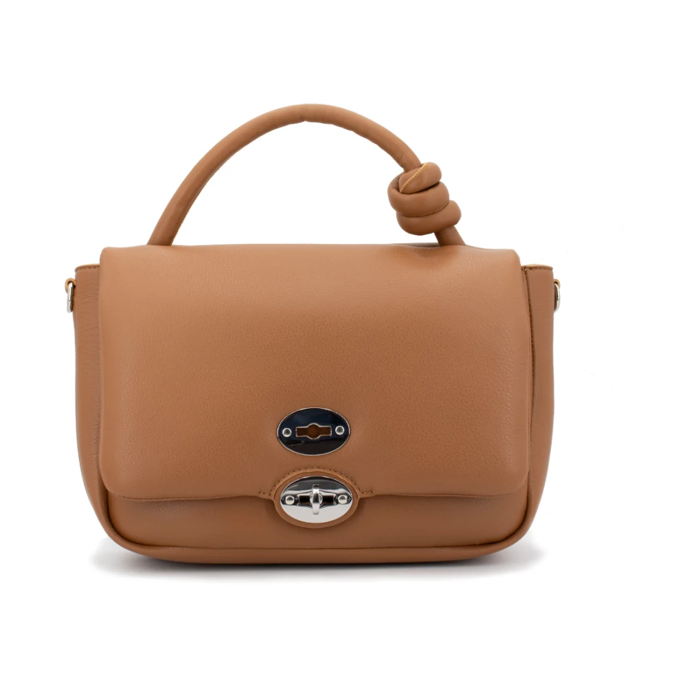 Zanellato Women's Beige Handbags, One Size, Ella Piuma Knot Shoulder Bag