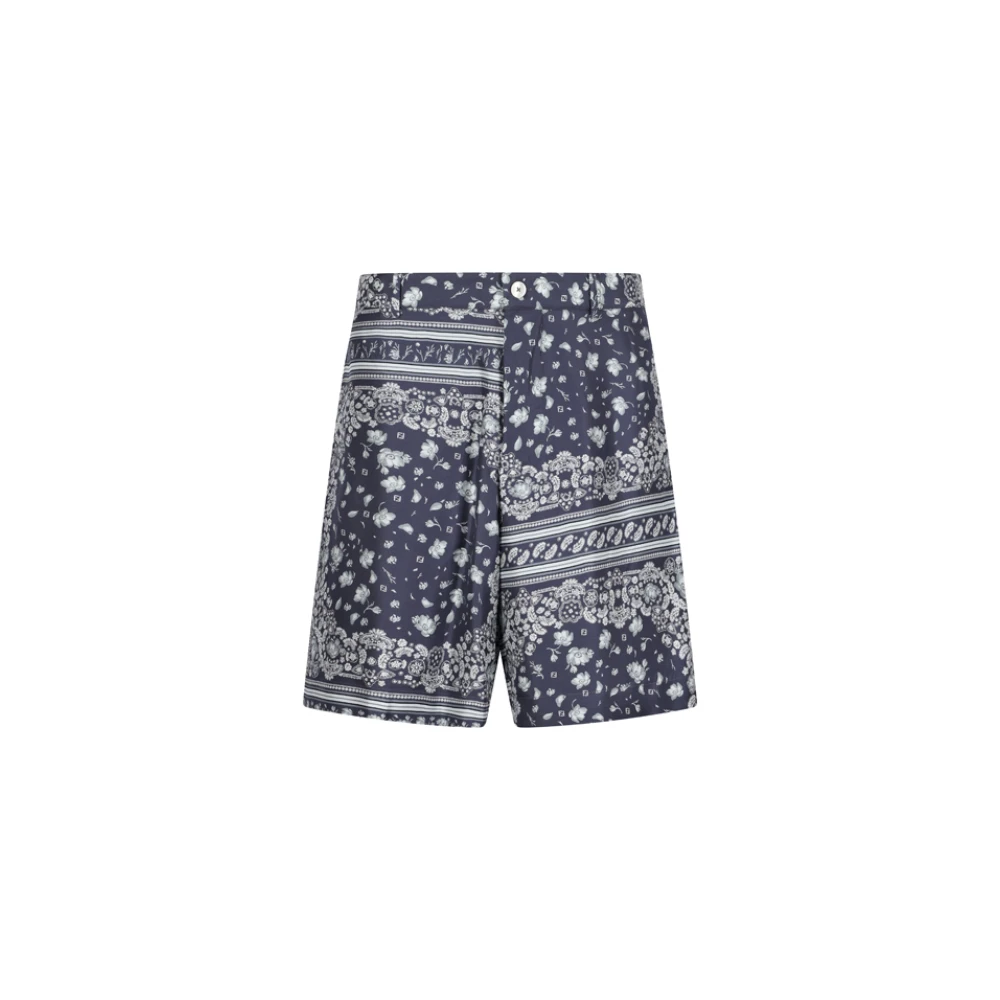 Fendi Men's Multicolor Bermuda Shorts - Casual Shorts - Xl - Shorts