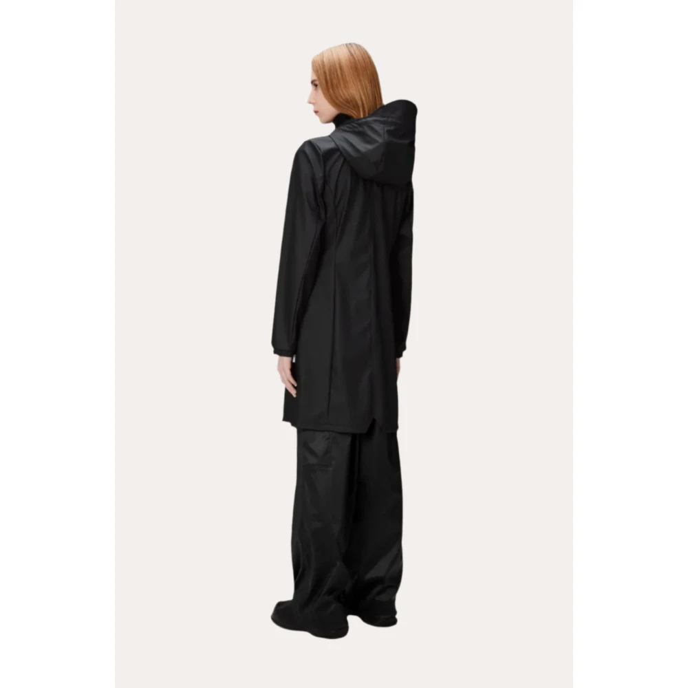 Rains Cargo Curve Jas Black Dames