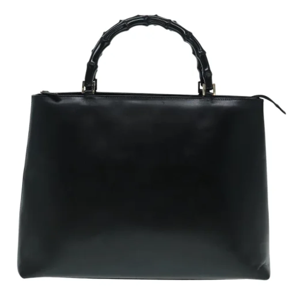 Gucci Vintage Pre-owned Leather gucci-bags Black Dames