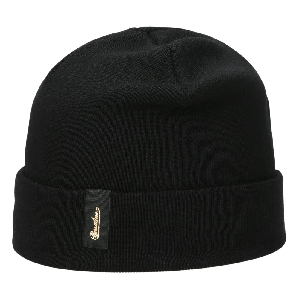 Borsalino Wollen Street Beanie Hoed Black Unisex