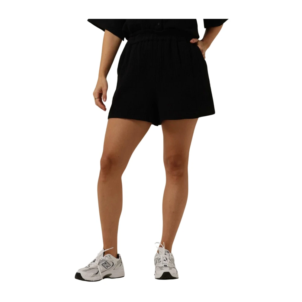 Object Zwarte Zomer Shorts voor Vrouwen Black Dames