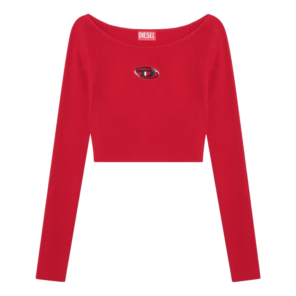 Diesel Bootnek Top Red Dames