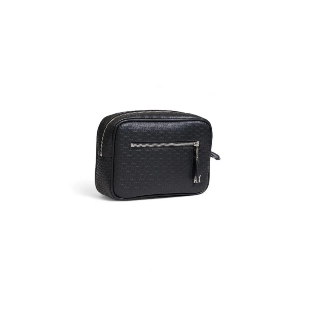 Armani Exchange Zwarte bagage- en reistas voor mannen Black Heren