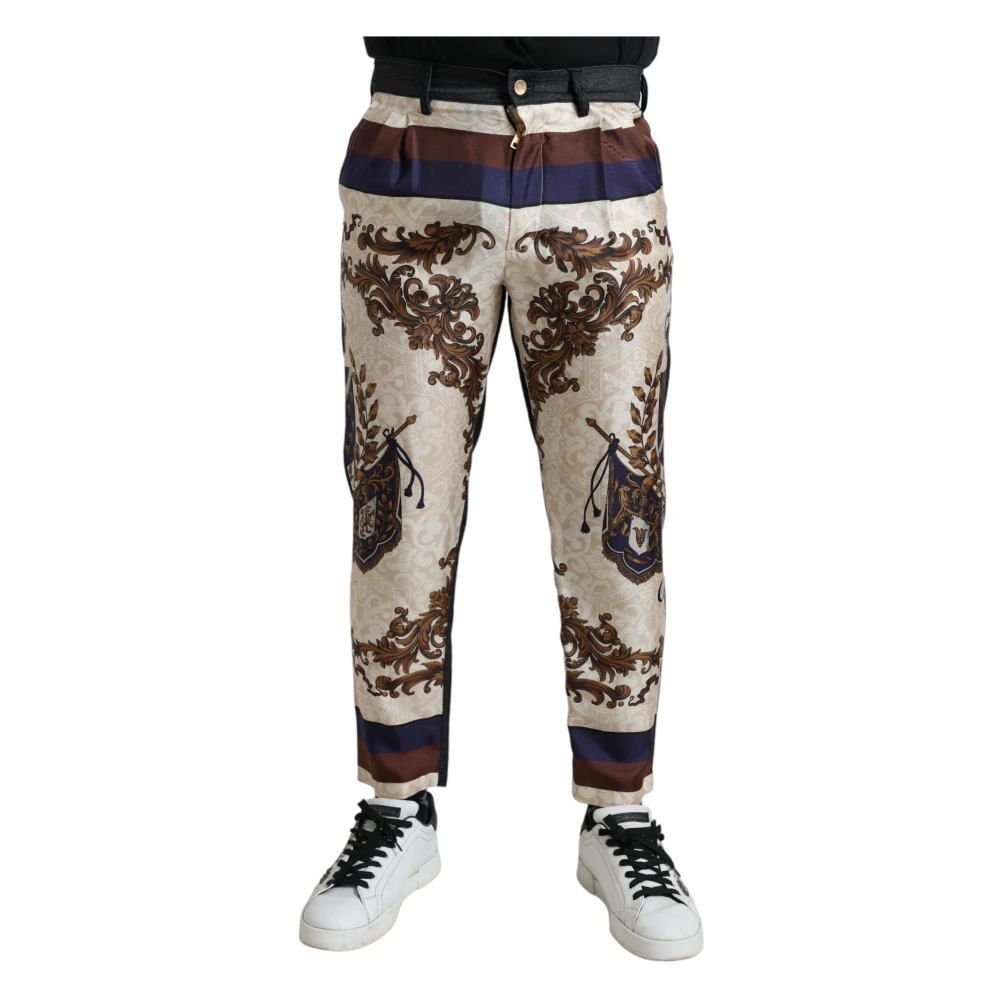 Dolce & Gabbana Slim-fit Trousers Multicolor Heren