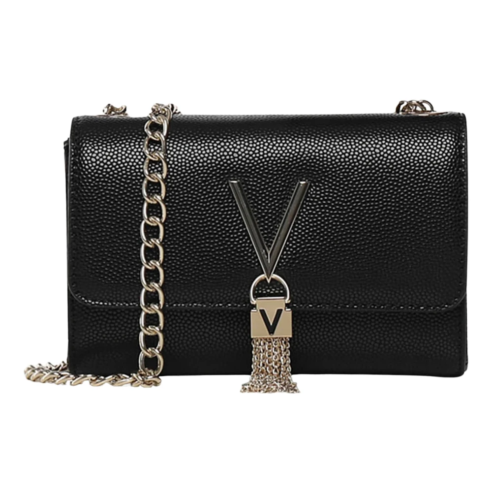 Valentino Unisex Kids Black Girls Divina Crossbody Bag In