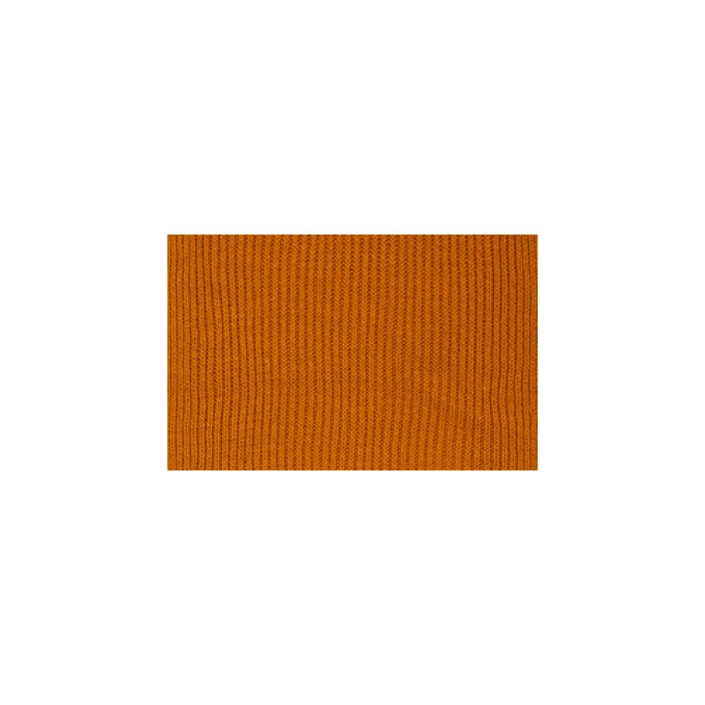 Gallo Unisex effen oranje geribbeld sjaal Yellow Unisex